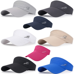 Quick-drying Empty Top Hat Summer Outdoor Sports Men And Women Leisure Golf Sunscreen Sunshade Sun Big Eaves Peaked Cap