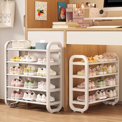 Multi-Layer Shoe Rack for Home Use at the Entrance of Rental Apartments, Suitable for Entry Doors, Indoor Use, Aesthetically Pleasing, Multi-Layer Dormitory Small and Simple Shoe Cabinet