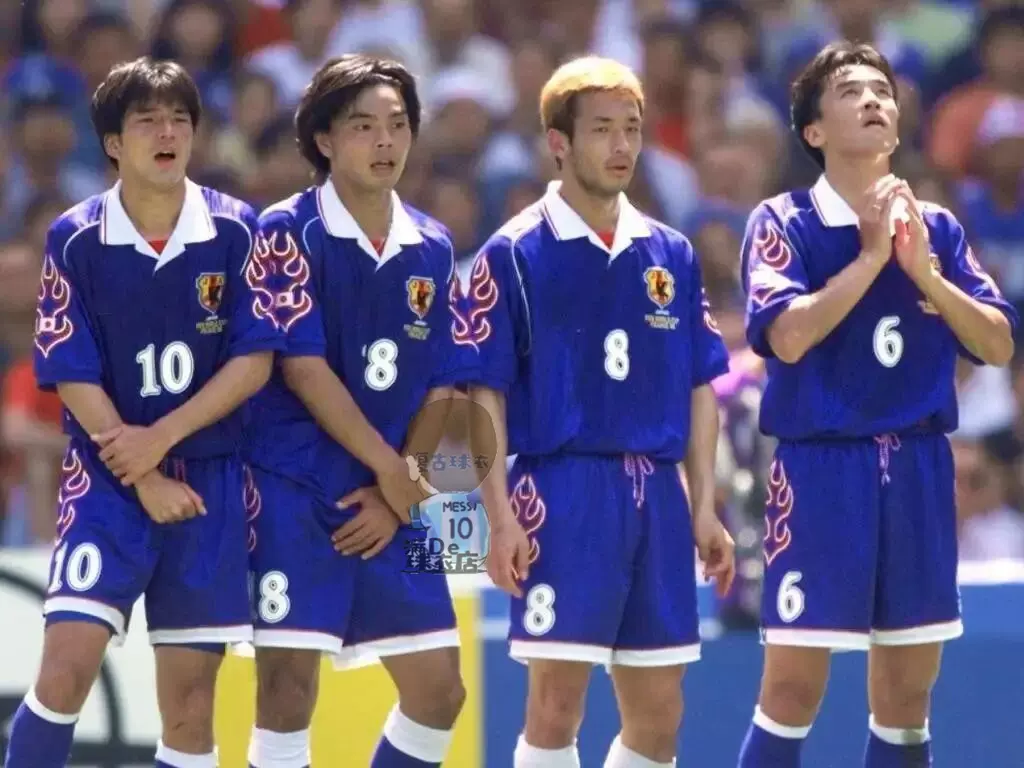 日本代表 1998 炎 ユニフォーム 中田英寿 長袖 1998 日本代表 中田英寿 ユニフォーム（H） - メルカリ