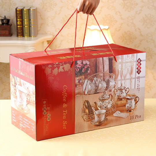 Bi yi 金メッキセラミックコーヒーソーサーセット - 6ピース北欧