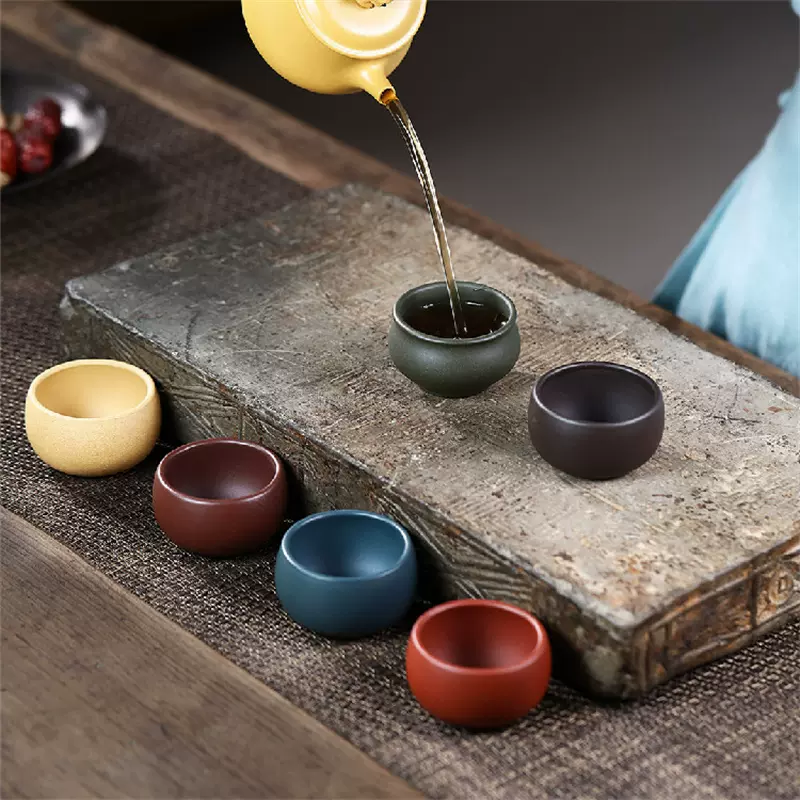 宜興 紫砂茶杯 寿桃主人杯 茶器 茶杯 煎茶道具 宜興 紫砂茶杯 寿桃主人杯 茶器 茶杯 煎茶道具