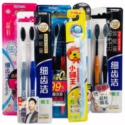 Fine teeth cleaning charcoal energy cleaning multiple toothbrushes