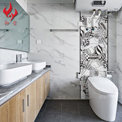 Hexagonal Tiles, Nordic Minimalist Wall Tiles, Antique-Style Bathroom Tiles, Kitchen Balcony Floor Tiles, Black and White Pattern Tiles