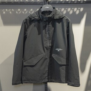 
Li Ning sports jacket men's 2025 spring new CROSS water-repellent loose hooded jacket AJDV027