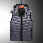 Áo vest sưởi ấm bằng điện nam mùa thu đông có thể điều chỉnh nhiệt độ và áo vest cotton sưởi ấm thông minh áo ghi lê dày ấm áp mùa thu đông