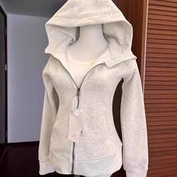 Spring Outfit Jacket for Women, Sweatshirt, Spring and Autumn Clothing, Hoodie, Waist-Cinching, Slim-Fit, Short Top, 2026 New Style