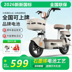 2026 New Model Electric Vehicle, Electric Bicycle for Men and Women, Ultra-Long Range, New National Standard, Can Be Registered