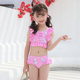 2025 New Children's Swimwear Girls Swimwear Baby Summer Vacation Split Swimming Set Equipment Triangle Skirt Style