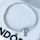 Pandora official website Valentine's Day Limited LOVE Love Snake Bone Chain Female 598698C00