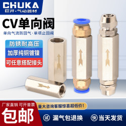 CV gas check valve straight valve one-way valve
