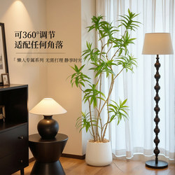 Lily Bamboo Artificial Green Plant High-End Light Luxury Indoor Living Room Tv Cabinet Floor-Standing Ornament Artificial Plant Potted Fake Tree