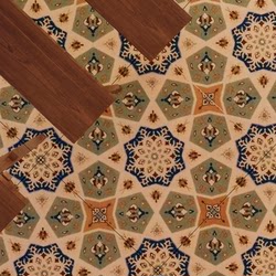 Xinjiang Islamic Retro Tiles Barbecue Shop Restaurant Non-Slip Floor Tiles Background Wall Tiles Parquet Tiles 600*600