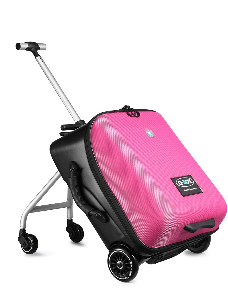Wicked Cool Toys Swiss Lazy Suitcase Maleta con Asiento para Niños