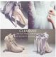 2024 spring new Japanese Mayla Classic same white ribbon sweet high -heeled shoes lace wedding shoes
