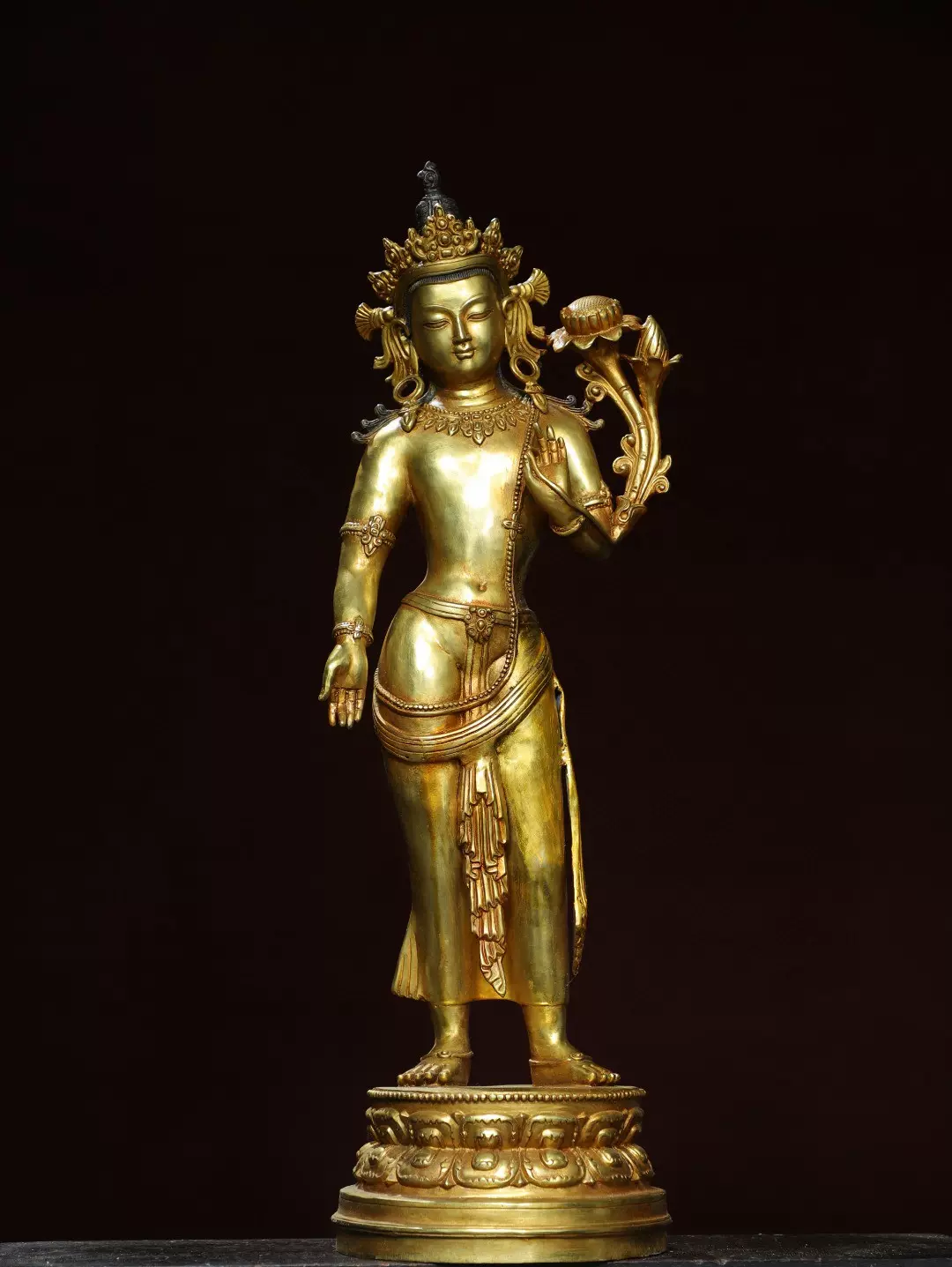 旧藏 古銅細工製 景泰藍 絲 釋迦牟尼佛 古仏像 置物 擺件 重4060g 舊藏老北京銅胎手工景泰藍觀音菩薩佛像觀世音菩薩佛像