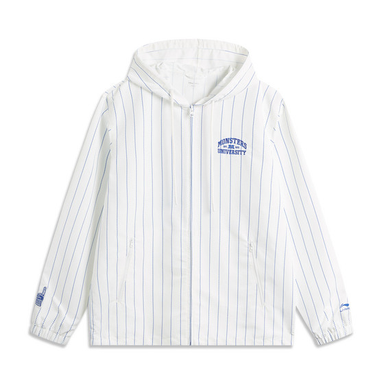 
Li Ning Genuine 2025 Men's Loose Casual Striped Trendy Versatile Hooded Sports Jacket AFDU515