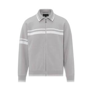 
Li Ning genuine 1990 classic series men's fashionable lapel striped color matching comfortable warm cotton clothing AJMV285