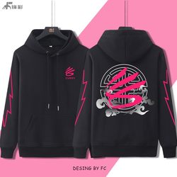 2024 Curry China Tour Hoodie Same Style Autumn and Winter Student Loose Sports Basketball Training Uniform American-Style Hooded Jacket