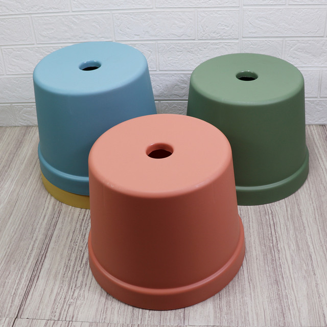 Plastic Round Stool, Rubber Small Stool, Low Stool for School, Small ...