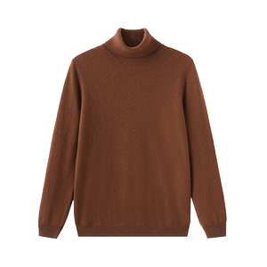 
Chunzhu Autumn and Winter New 100% Cashmere Women's Turtleneck Sweater Bottoming Shirt with Sweater Inside Women