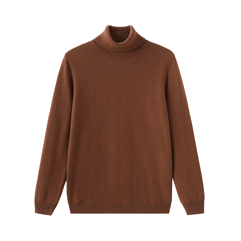 
Chunzhu Autumn and Winter New 100% Cashmere Women's Turtleneck Sweater Bottoming Shirt with Sweater Inside Women