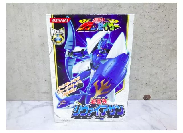 日本代购日版正版绝版超星神系列机器人蓝色鲨鱼超星神格兰