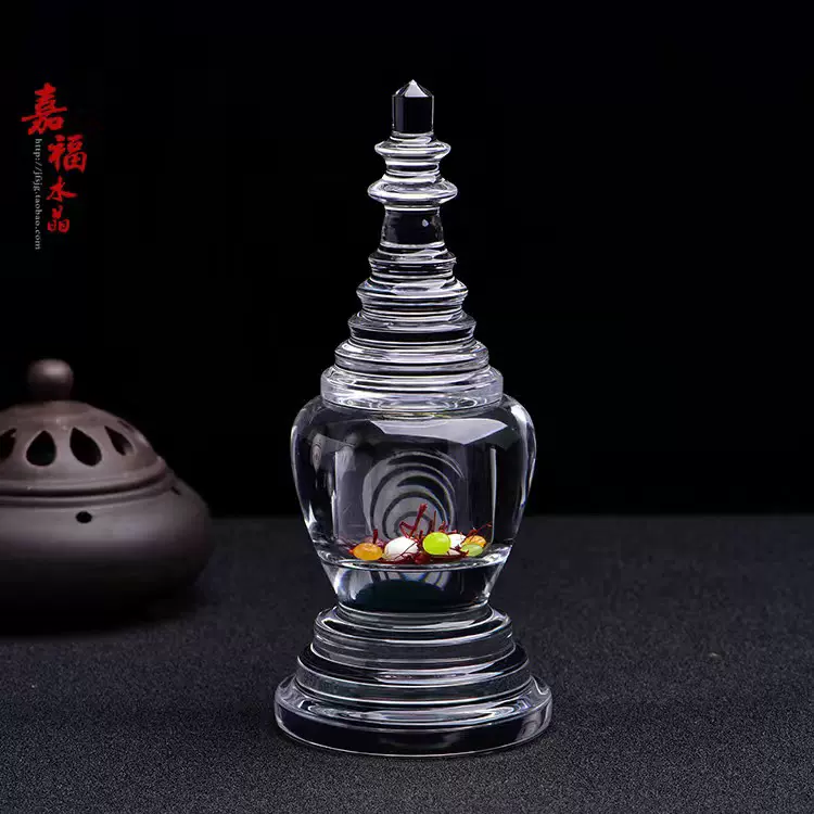 中国古美術·古水晶彫・描金・般若心経・舍利塔・金剛舍利子附・極細工 中国古美術・古水晶彫・描金・般若心経・舍利塔・金剛舍利子附