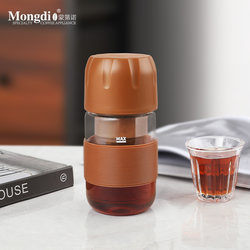 Mongdio Portable Coffee Machine Electric Bean Coffee Grinder Outdoor Travel Coffee Bean Grinding and Brewing All-In-One Machine Small