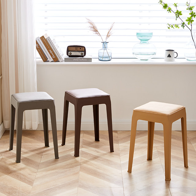 Foot Stools Ottoman Cube Entryway Bench, Square Woven Ottoman