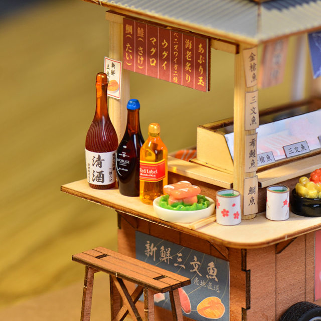 Miniature Maison De Poupée – 8856 Billy Handmade Dollhouse Japanese Sushi Shop
