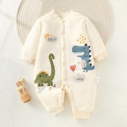 Brand discount store baby cotton clothes autumn and winter baby clothes quilted jumpsuit warm cotton jacket