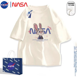 Nasa Co-Branded Zootopia Short-Sleeved Women's T-Shirt 2025 New Summer Couple Outfit Rabbit Judy Nick Clothing