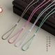 
Slim peace buckle lanyard without tying and braiding for men and women baby rings, gold and jade pendant necklace rope telescopic adjustment