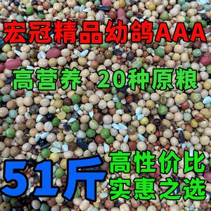
Hong Guan Feng Wing Dragon Soaring Young Pigeon AAA Wheat-Free Peanut Model 51*0.5kg Free Shipping Pigeon Food Racing Pigeon Breeding Pigeon Ornamental Pigeon