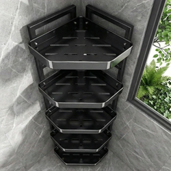 Bathroom Storage Rack, Floor-Standing Bathroom Corner Storage Rack, Dormitory Restroom Corner Multi-Layer Storage Shelf
