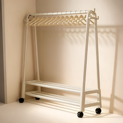 Floor-Standing Clothes Rack for Bedroom, Indoor Clothes Hanger, Room Clothes Rack, Storage Rack, Simple Coat Rack