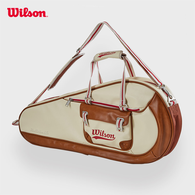 Wilson Retro Tennis Shoulder Bag Large Capacity