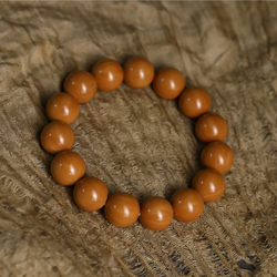 Ziyuju Hericium Head Walnut Light Beads Round Beads Hand-polished Crafts Wenwan Walnut Single Circle Bracelet Bracelet Buddha Beads