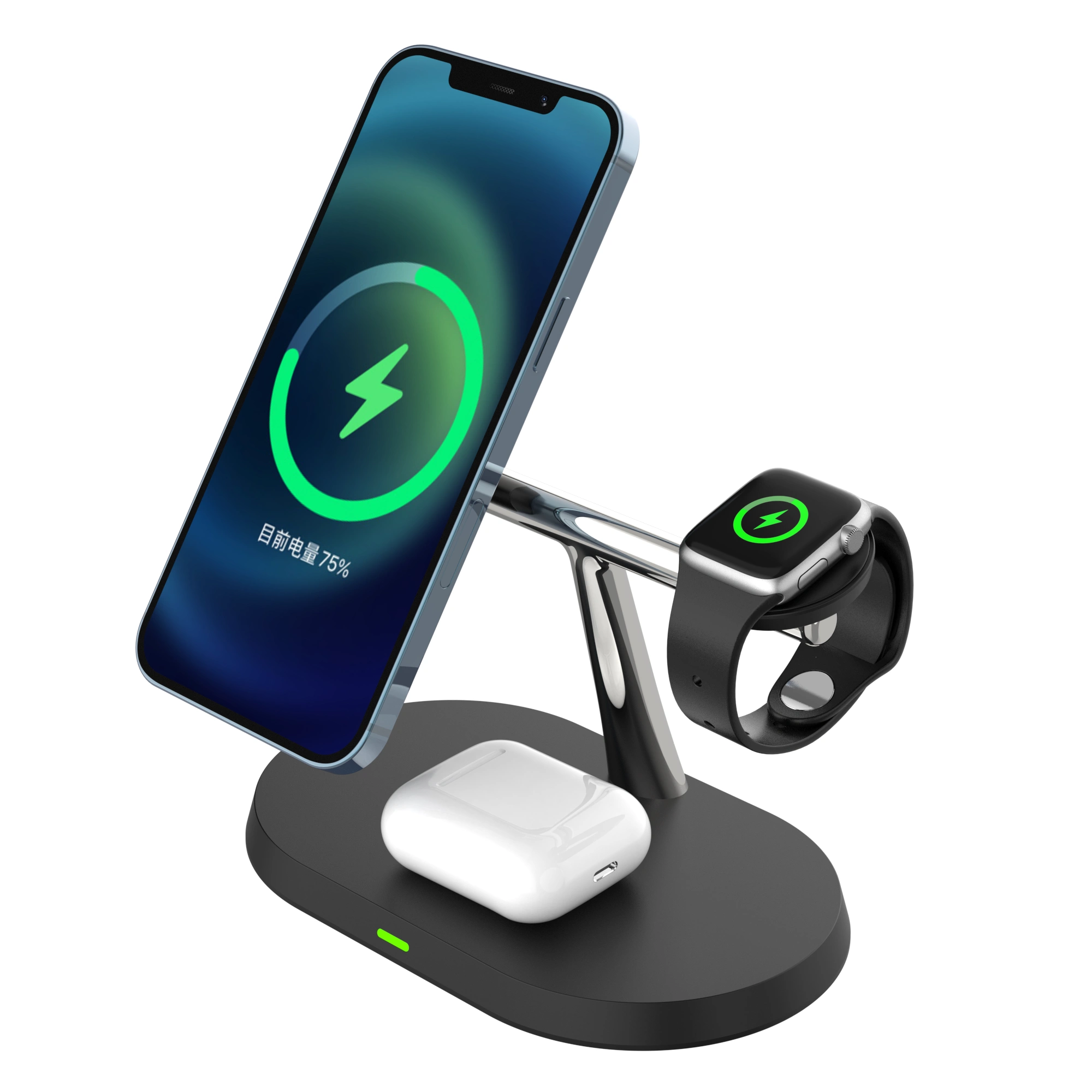 国内外の人気集結！ 【美品】3 in 1 wireless charging stand