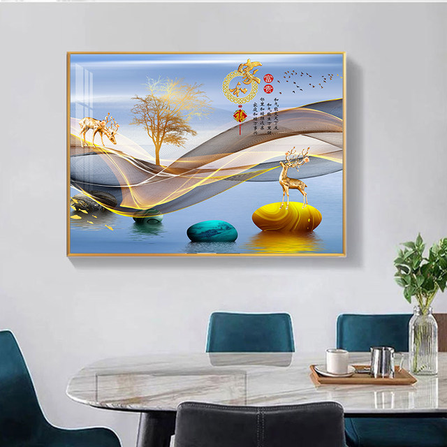 Meter box decorative painting, simple, modern, light luxury, punchfree