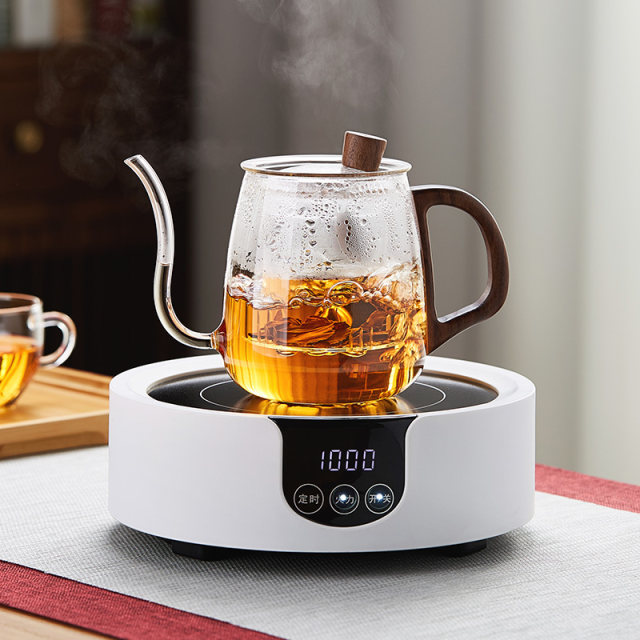 Mesni glass teapot single pot tea household high temperature resistant ...