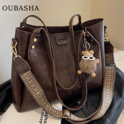 High-End Large-Capacity Bag for Women 2025 New Autumn and Winter Shoulder Crossbody Bag Niche Light Luxury Commuter Tote Bag