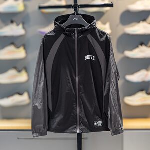 
Li Ning Anti-Wu Sports Jacket Men's 2026 New Summer Sun Protection Clothing Woven Hooded Windbreaker AFDW447