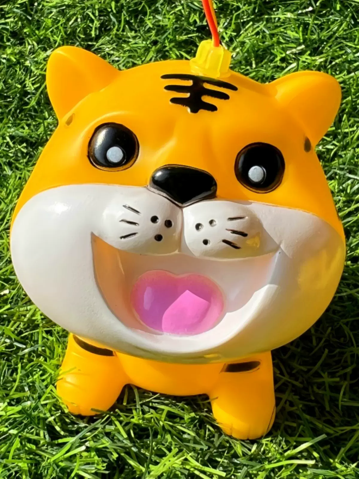 元宵节宝宝手提萌趣小老虎儿童灯光音乐创意存钱罐小萌虎手提灯笼