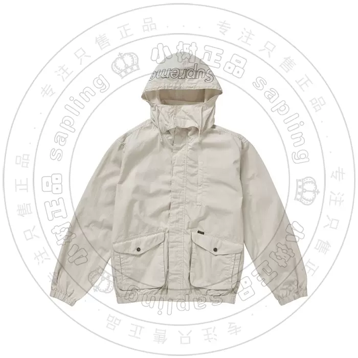 特价19SS Supreme Highland Jacket防水网眼可隐藏帽子LOGO夹克-Taobao