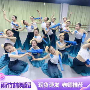 
Little Orchid Award Rain Bamboo Forest Performance Costumes National Dance Children's Dai Dance Costumes Adult Peacock Dance Fishtail Skirt