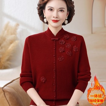 
Fuyu's mother's winter velvet and thickened woolen sweater is stylish and stylish