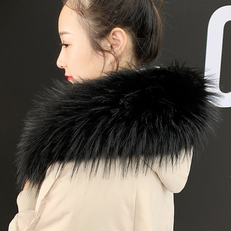 Bufanda De Cuello Falso Para Mujer | Calentador De Invierno De Felpa Suave, Elegante Y Cálido Para Climas Fríos
