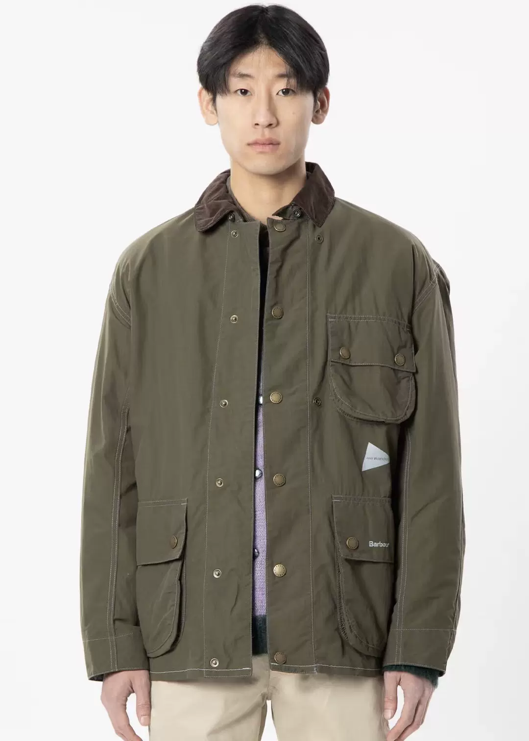 and wander x Barbour PIVOT联名机能多口袋工装夹克衬衫外套-Taobao