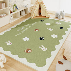 Children's Room Carpet Mat, Living Room, Bedroom, Washable and Wipeable, Reading Area, Waterproof and Stain-Resistant, Baby Crawling Play, Cartoon Cute